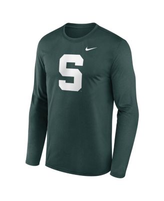 Men's Green Michigan State Spartans Prime TimeAlternate Logo Legend Long Sleeve T-Shirt