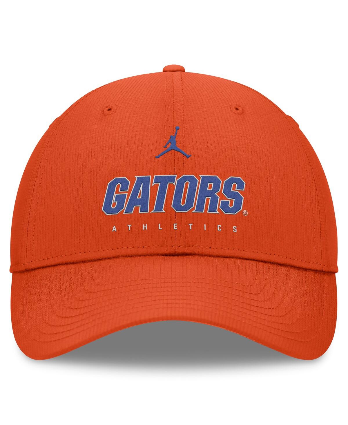 JORDAN MEN'S ORANGE FLORIDA GATORS 2024/25 ON-FIELD CLUB PERFORMANCE ADJUSTABLE HAT 