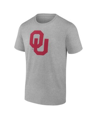 Men's Gray Oklahoma Sooners Primary Logo T-Shirt