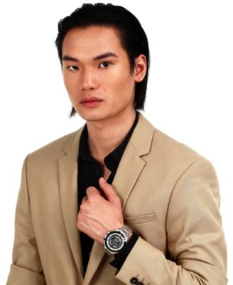 Men's Chronograph Stainless Steel Watch, 45mm