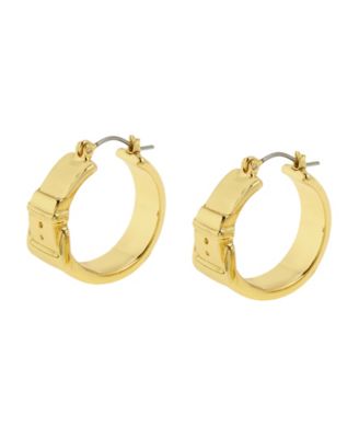Belt Buckle Hoop Earrings