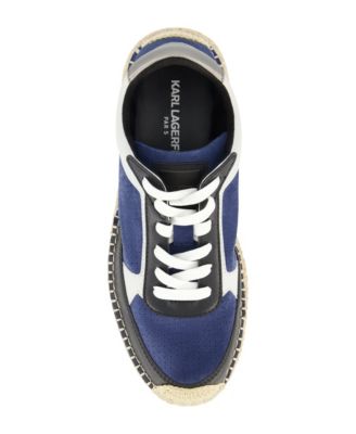 Men's Lace Up Espadrille Chunky Sole Sneakers