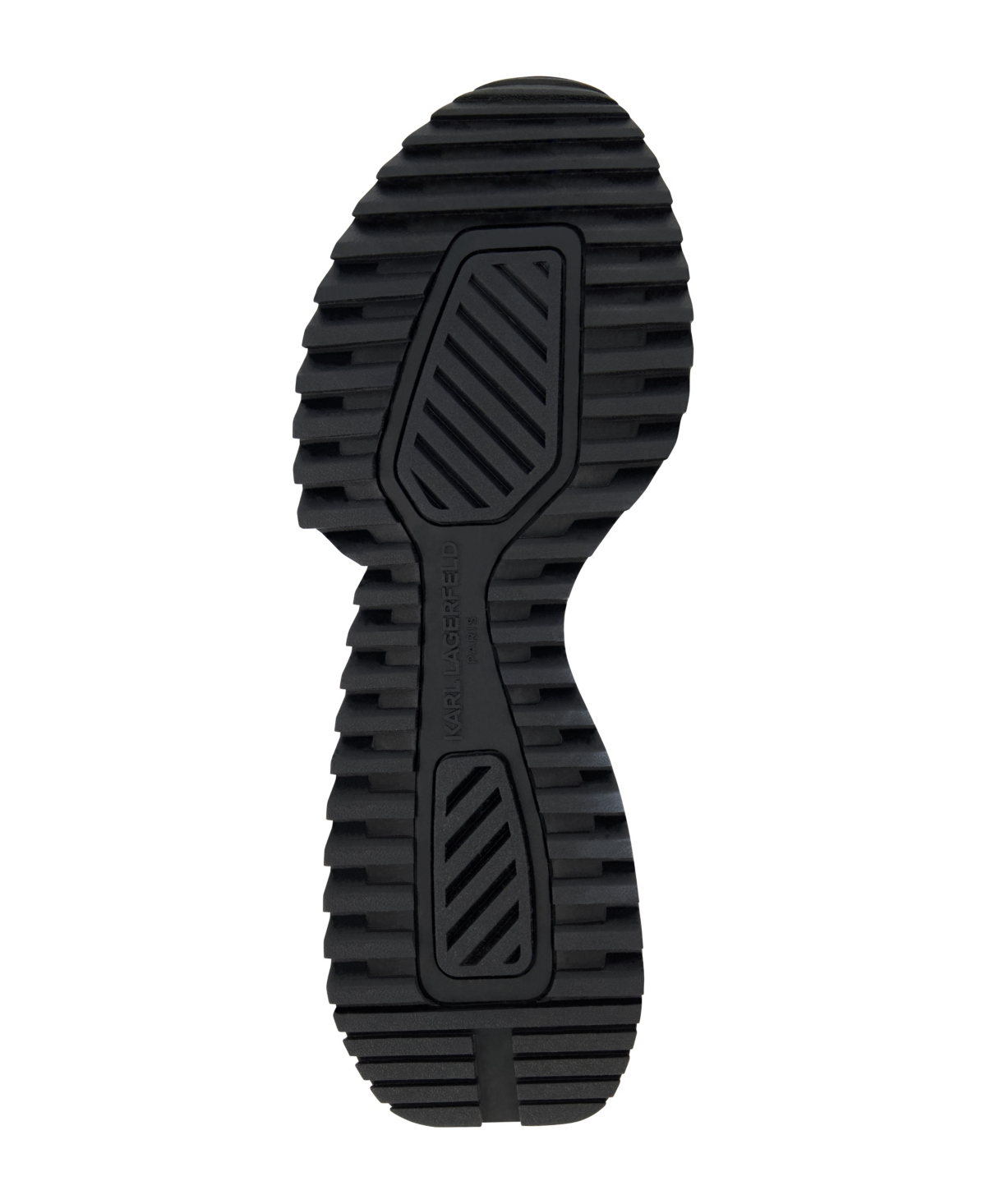 Karl Lagerfeld Paris Perforated Sneaker In Black