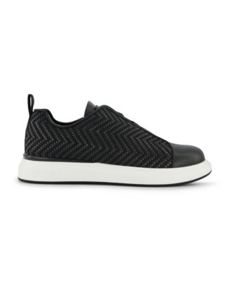 Men's Front Crossed Slip On Sneakers