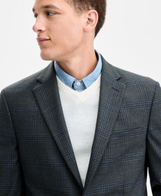 Men's Modern-Fit Check Sport Coat