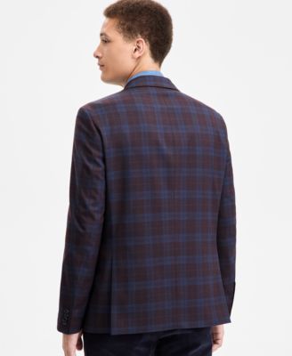 Men's Modern-Fit Check Sport Coat