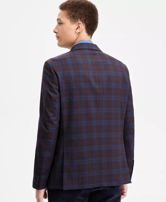 Men's Modern-Fit Check Sport Coat - thumbnail 2