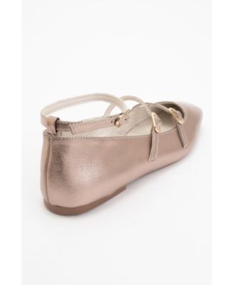 Serena Leather Mary Jane Flats