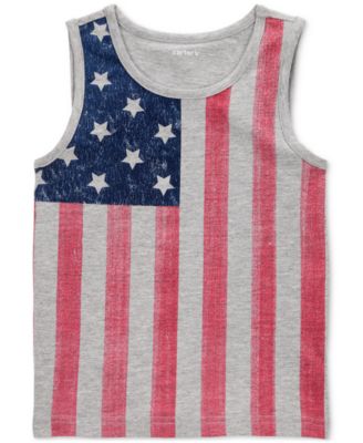 Carter's - Toddler Boys American Flag Tank Top
