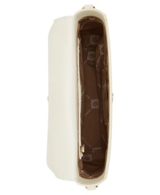 Belted Flap Small Satchel Bag 