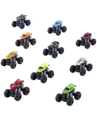 Micro Monster Trucks Playset