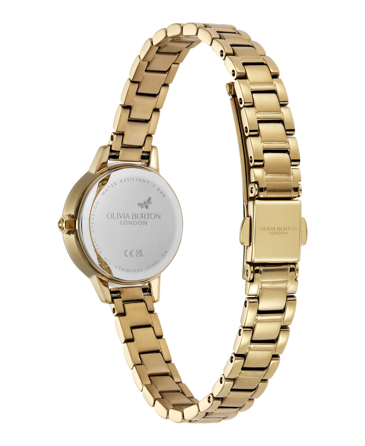 Женские часы Olivia Burton Mini Classic Gold Tone Stainless Steel Bracelet Watch, 23mm — фото 4