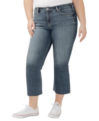 Plus Size Suki Mid Rise Curvy Fit Flare Jeans