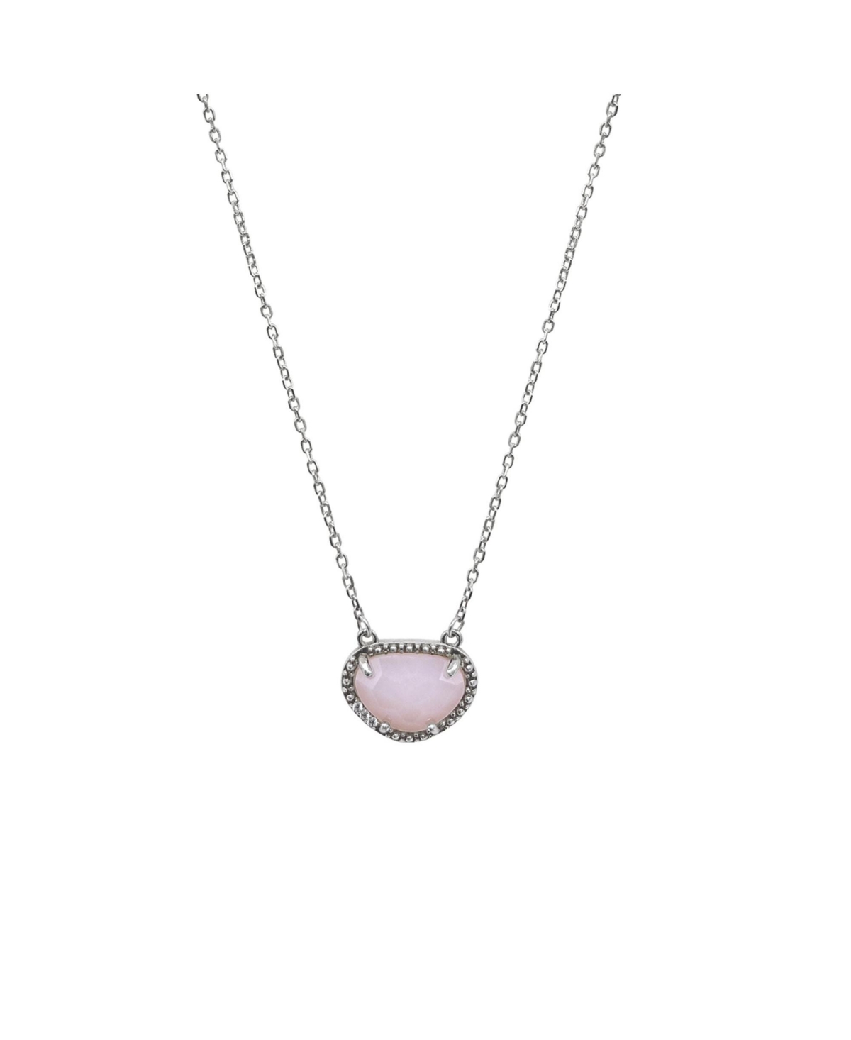 Birthstone Necklace .925 sterling silver - Opal