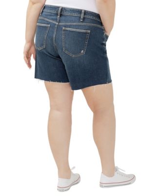 Plus Size Suki Mid Rise Curvy Fit Shorts