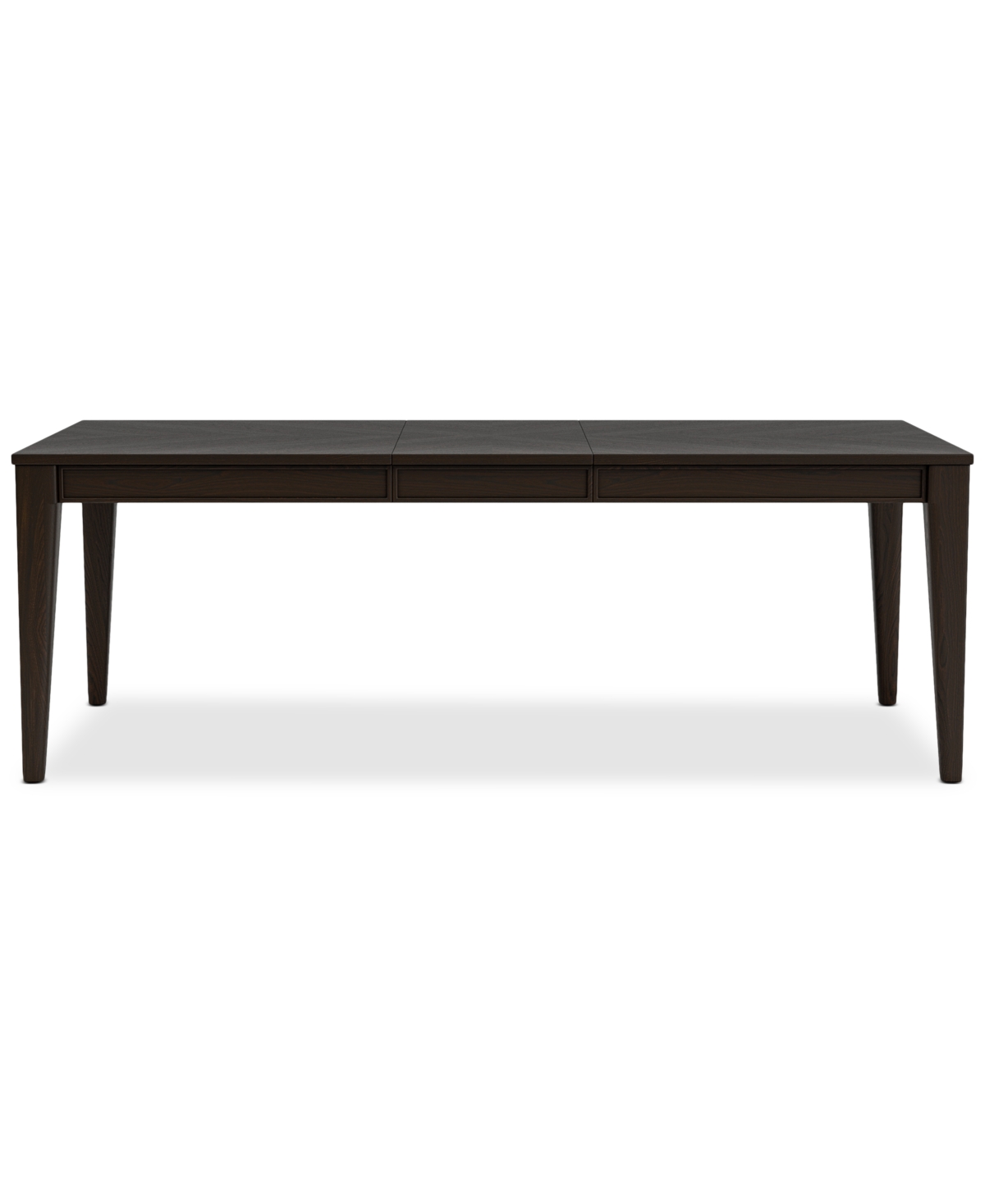 Macy's Mazen 9-pc. Dining Set (table & 8 Curved Side Chairs) In Dark Brown