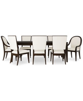 Mazen 9-Pc. Dining Set (Table, 6 Side Chairs & 2 Arm Chairs)