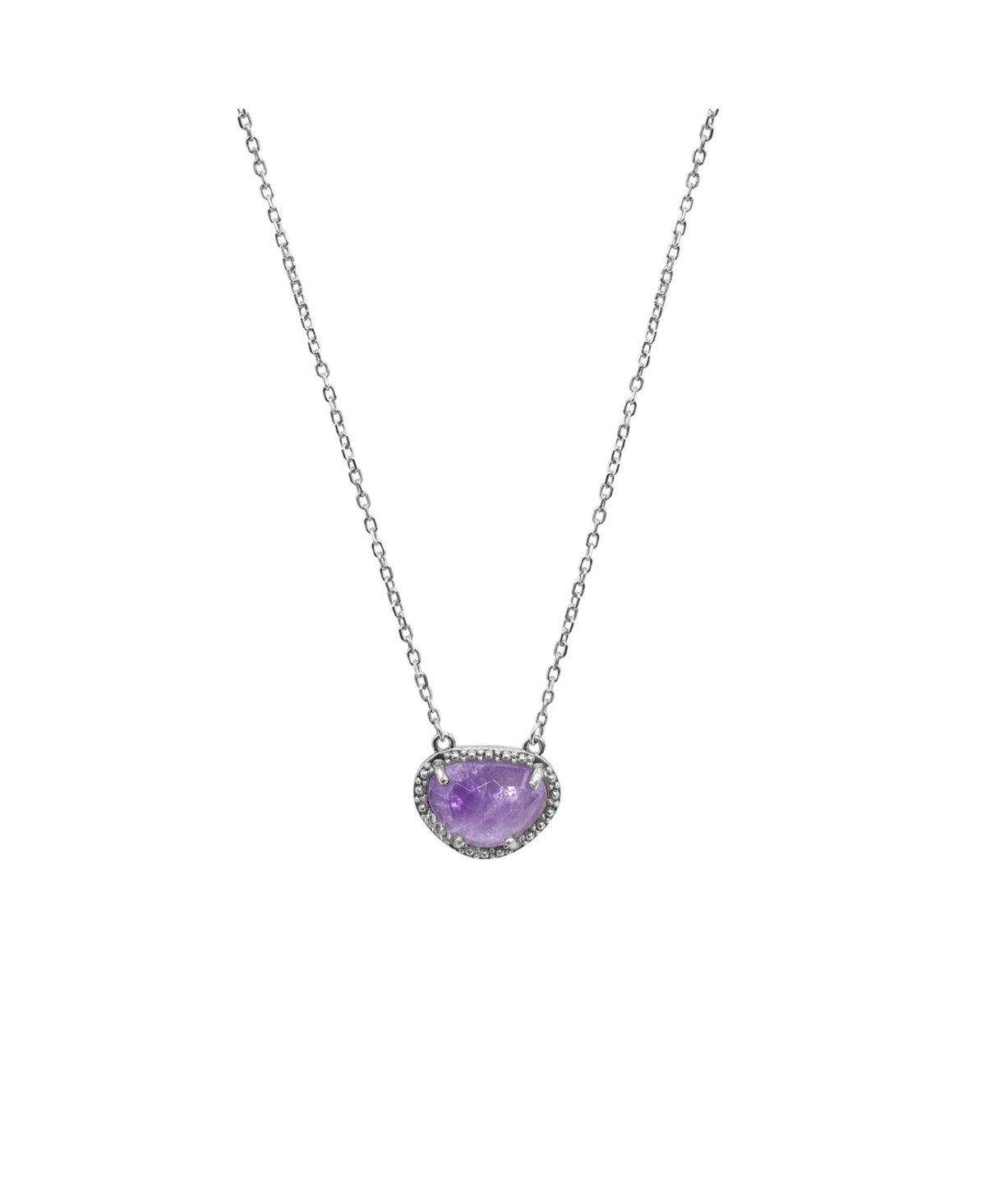 Birthstone Necklace .925 sterling silver - Opal