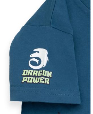 Toddler Boys DreamWorks Toothless T-Shirt and French Terry Shorts Outfit Set