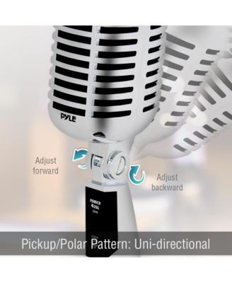 Classic Retro Dynamic Vocal Microphone – Vintage Style with 16' XLR Cable