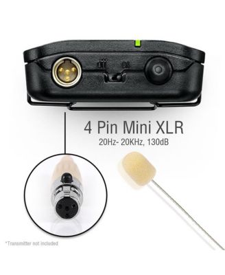 In-Ear Mini XLR Omni-Directional Microphone – Compatible with Shure System
