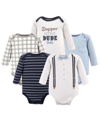 Treasure Five-Piece Set of Long-Sleeve Onesies - Dapper bow tie long-sleeve 31$