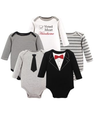 Baby Boys Five-Piece Set of Infant Long-Sleeve Onesies