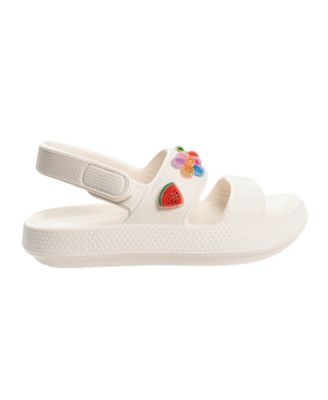 Little Girls Cute and Comfortable Summer with Charms Sandals