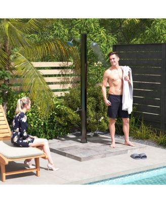 9.2 Gallon Slolar Heated Outdoor Shower with 2 Shower Heads