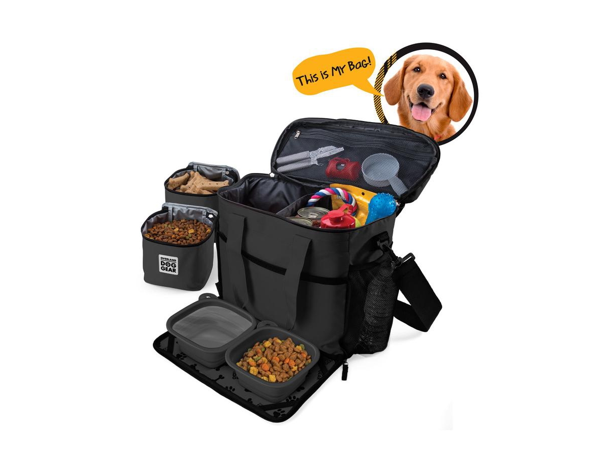 Week Away Bag (Med/Lg Dogs) - Black