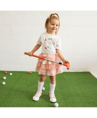 Toddler Girls Coquette Golf Short Sleeve T-Shirt