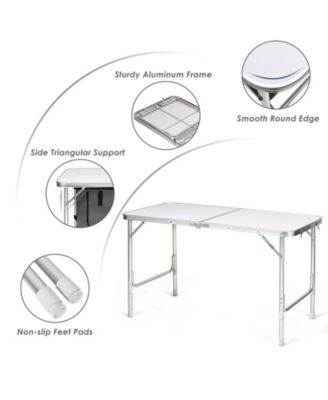 Height Adjustable Folding Camping  Table