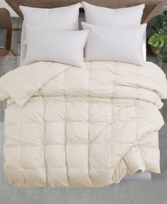 Luxurious Comfort Cotton Goose Down Feather Comforter, California King