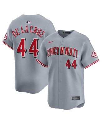 Nike - Men's Elly De La Cruz Gray Cincinnati Reds Road Limited Player Jersey