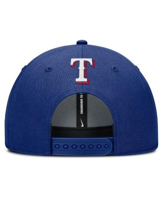 Men's Royal Texas Rangers Rise Gaberdine Adjustable Hat