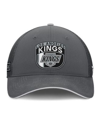 Men's Gray Los Angeles Kings Authentic Pro Home Ice Trucker Adjustable Hat