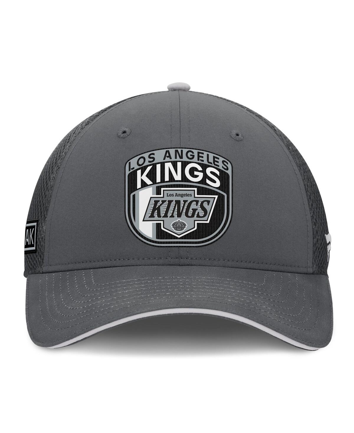 Fanatics Men's Gray Los Angeles Kings Authentic Pro Home Ice Trucker Adjustable Hat In Gray