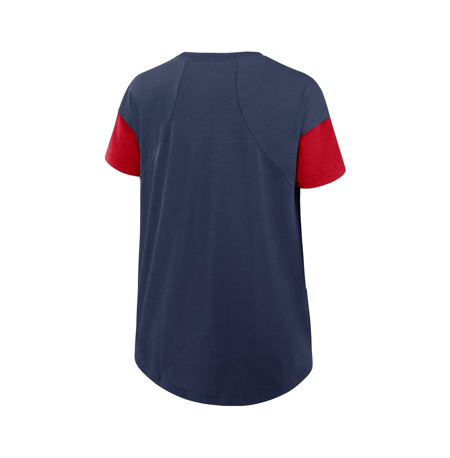 Женская футболка Nike Navy Atlanta Braves Flowy — фото 2
