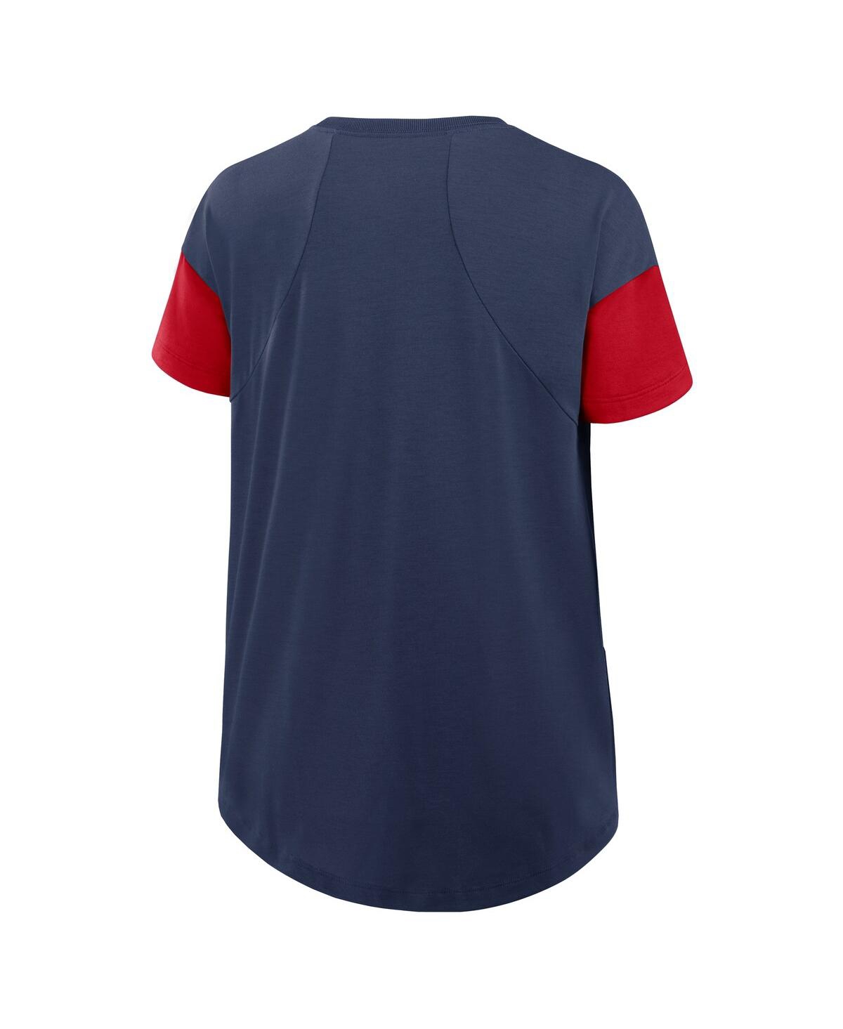 Nike Navy Atlanta Braves Flowy T-shirt In Navy
