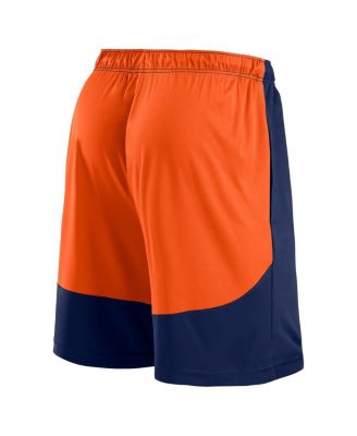 Men's Navy/Orange Houston Astros Launch Polyester Shorts