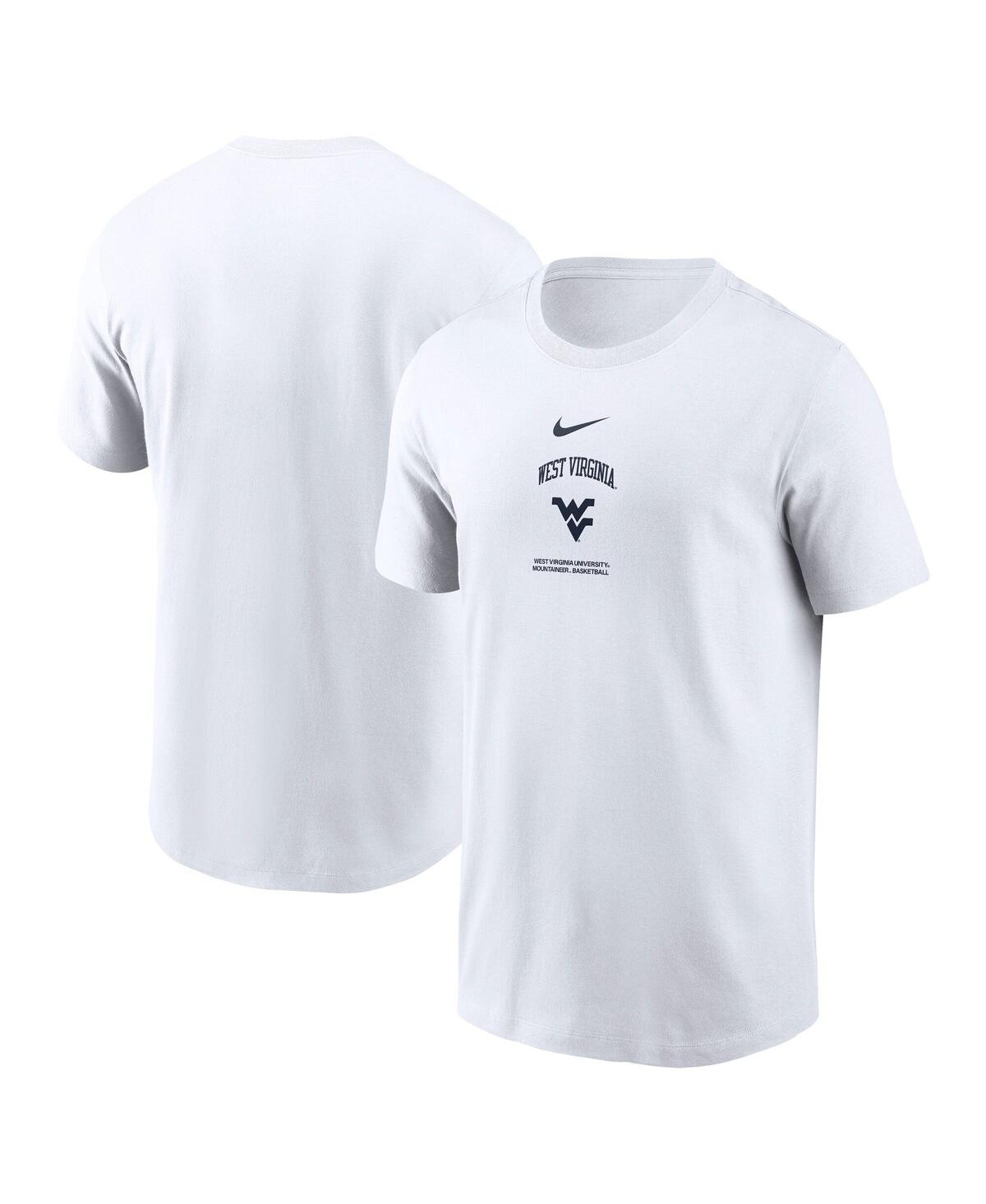 Nike Men's White West Virginia Mountaineers On-Court Basketball T-Shirt - White