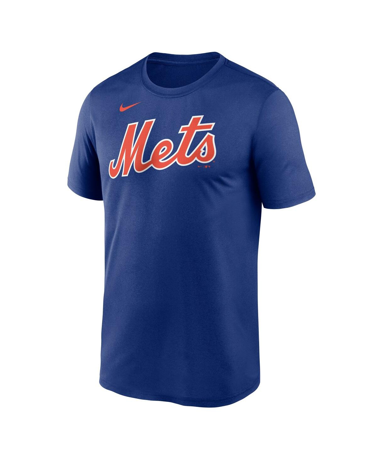 Nike Francisco Lindor Royal New York Mets Legend Name & Number Performance T-shirt In Blue