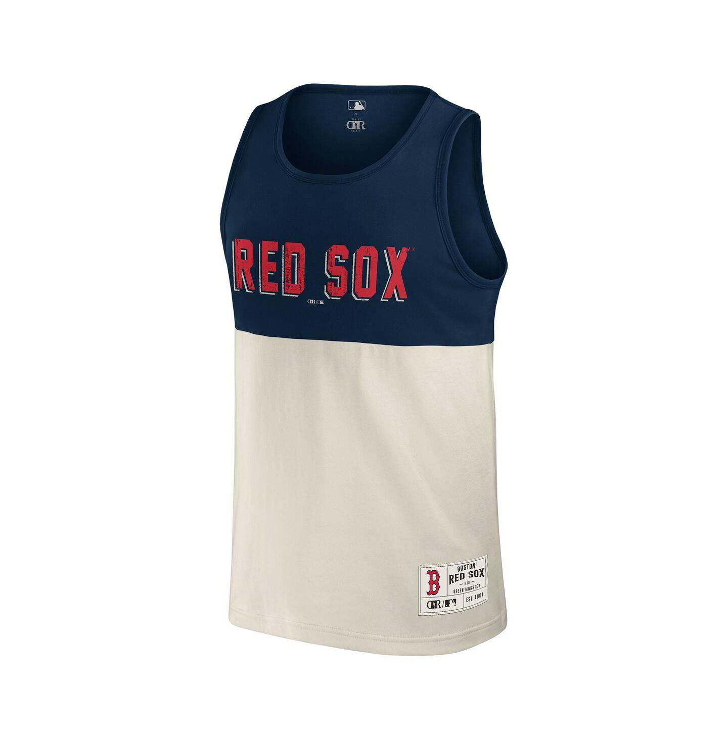 Мужская футболка Fanatics Darius Rucker Collection by Navy Boston Red Sox Color Block — фото 3