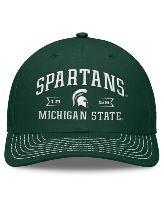 Men's Green Michigan State Spartans Carson Trucker Adjustable Hat