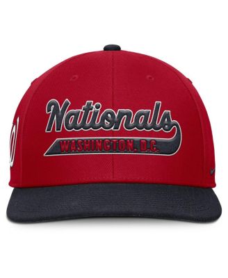 Men's Red/Navy Washington Nationals Pro Performance Snapback Hat