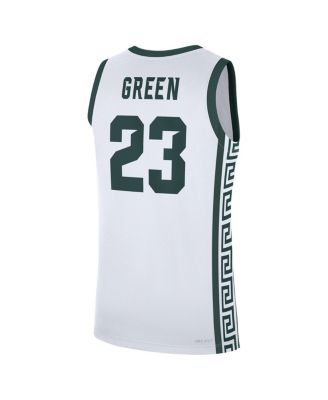 Men's&nbsp;Draymond Green White Michigan State Spartans Performance Replica Basketball Jersey