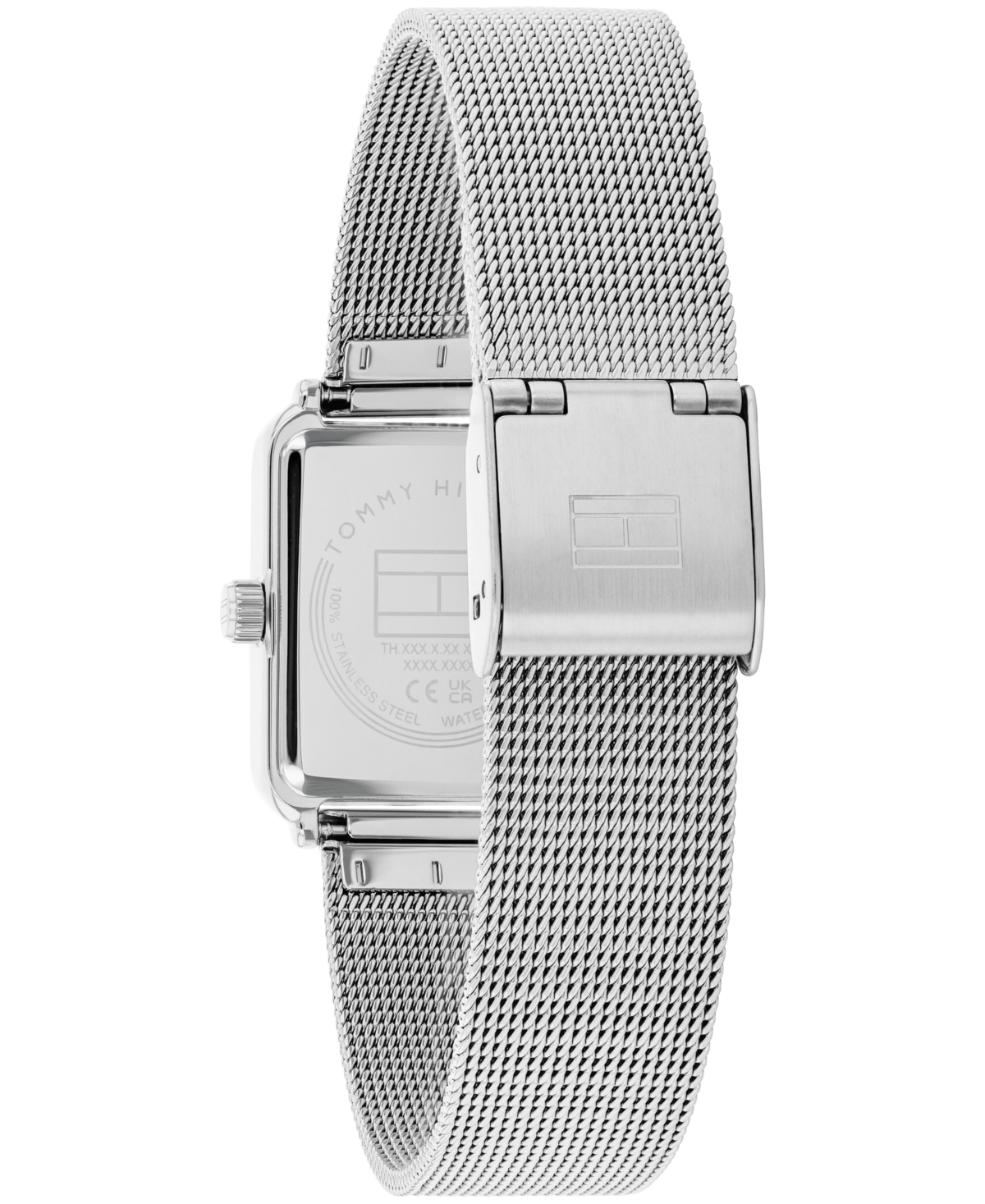 Tommy Hilfiger Women's Quartz Silver-tone Stainless Steel Bracelet Watch, 21.3mm In Silver