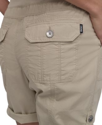 Women's Smocked-Waist Convertible Shorts