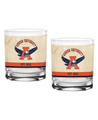 Indigo Falls - Auburn Tigers Two-Pack 14oz. Tan Vintage Glass Set