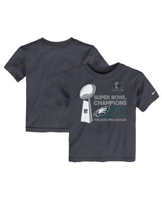 Nike - Toddler  Anthracite Philadelphia Eagles Super Bowl LIX s Locker Room Trophy Collection T-Shirt
